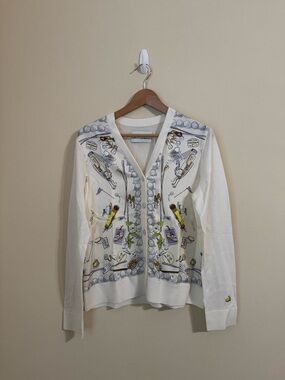 Tory Burch x Masters New Golf Cardigan Sweater Large
